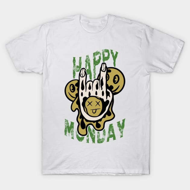 Happy monday T-Shirt by Bayuktx